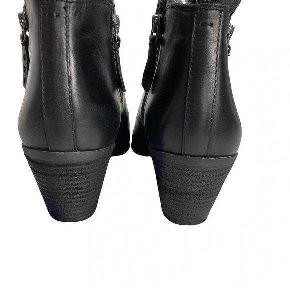 Frye Judith Black Double Side Zip Ankle Bootie. Sz: 8.5 - Picture 5 of 12